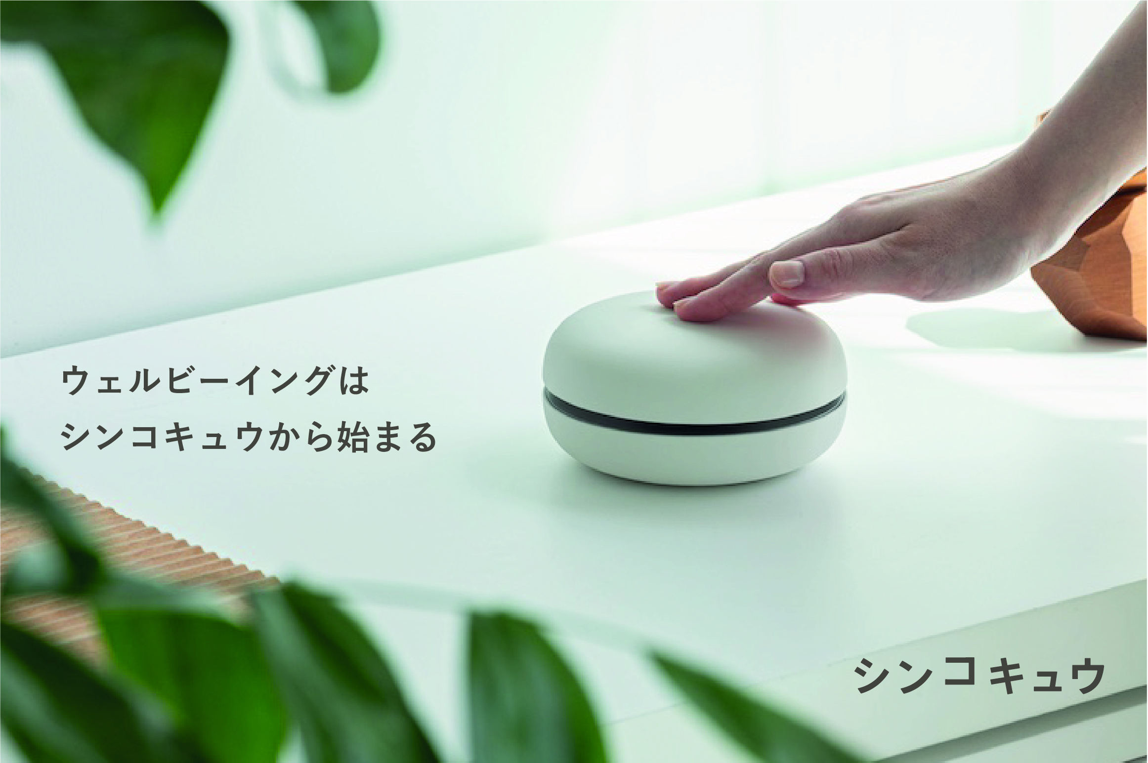 【シンコキュウ】ついに製品化! 慶應大発・新時代のウェルビーイングプロダクト 深呼吸を日常に取り入れる新しい習慣をサポート